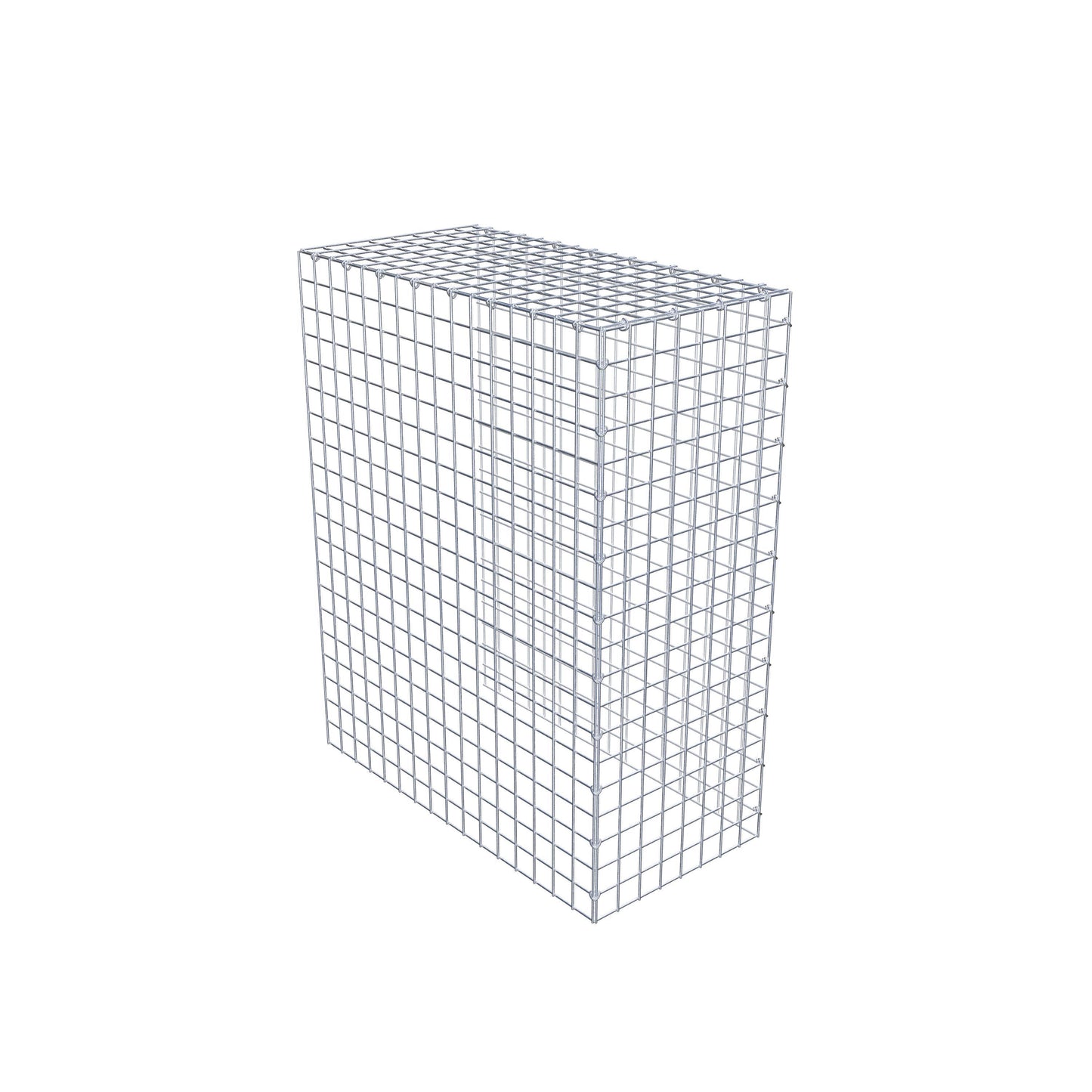 Gabião Tipo 4 100 cm x 80 cm x 40 cm (C x A x P), malhagem 5 cm x 5 cm, anel C