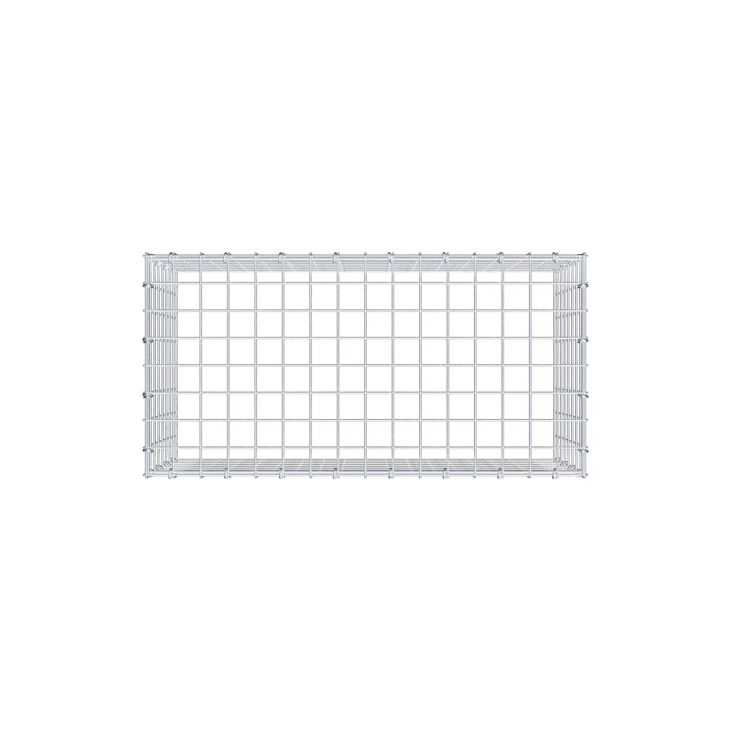 Fourche rapportée type 3 80 cm x 40 cm x 40 cm (L x H x P), mailles 5 cm x 5 cm, anneau C