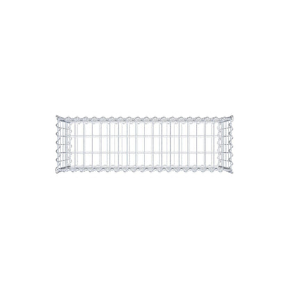 Economy set 3x schanskorf 100 cm x 50 cm x 30 cm (L x H x D), maaswijdte 5 cm x 10 cm, spiraal