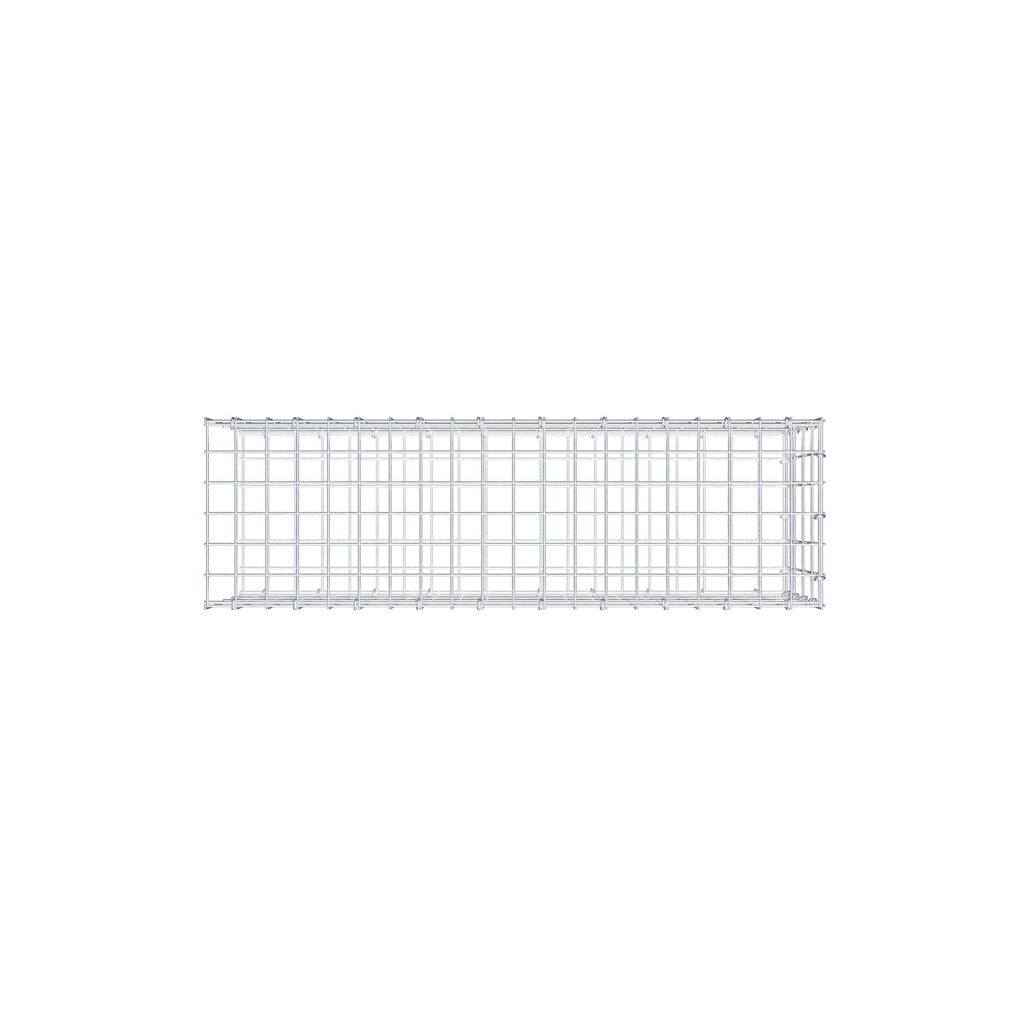 Anbaugabione Typ 2 100 cm x 40 cm x 30 cm, Maschenweite 5 cm x 10 cm, C-Ring