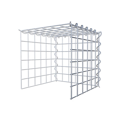 Gabião Tipo 4 30 cm x 30 cm x 30 cm (C x A x P), malhagem 5 cm x 5 cm, espiral