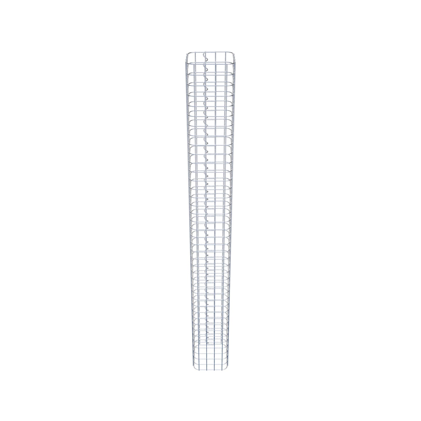 Gabionensäule eckig 22 cm x 22 cm, 200 cm Höhe, MW 5 cm x 5 cm