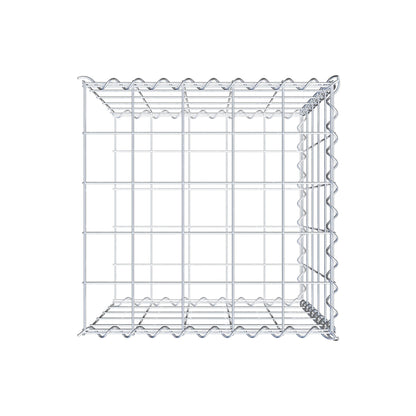 Gabião tipo 2 50 cm x 50 cm x 50 cm (C x A x P), malhagem 10 cm x 10 cm, espiral