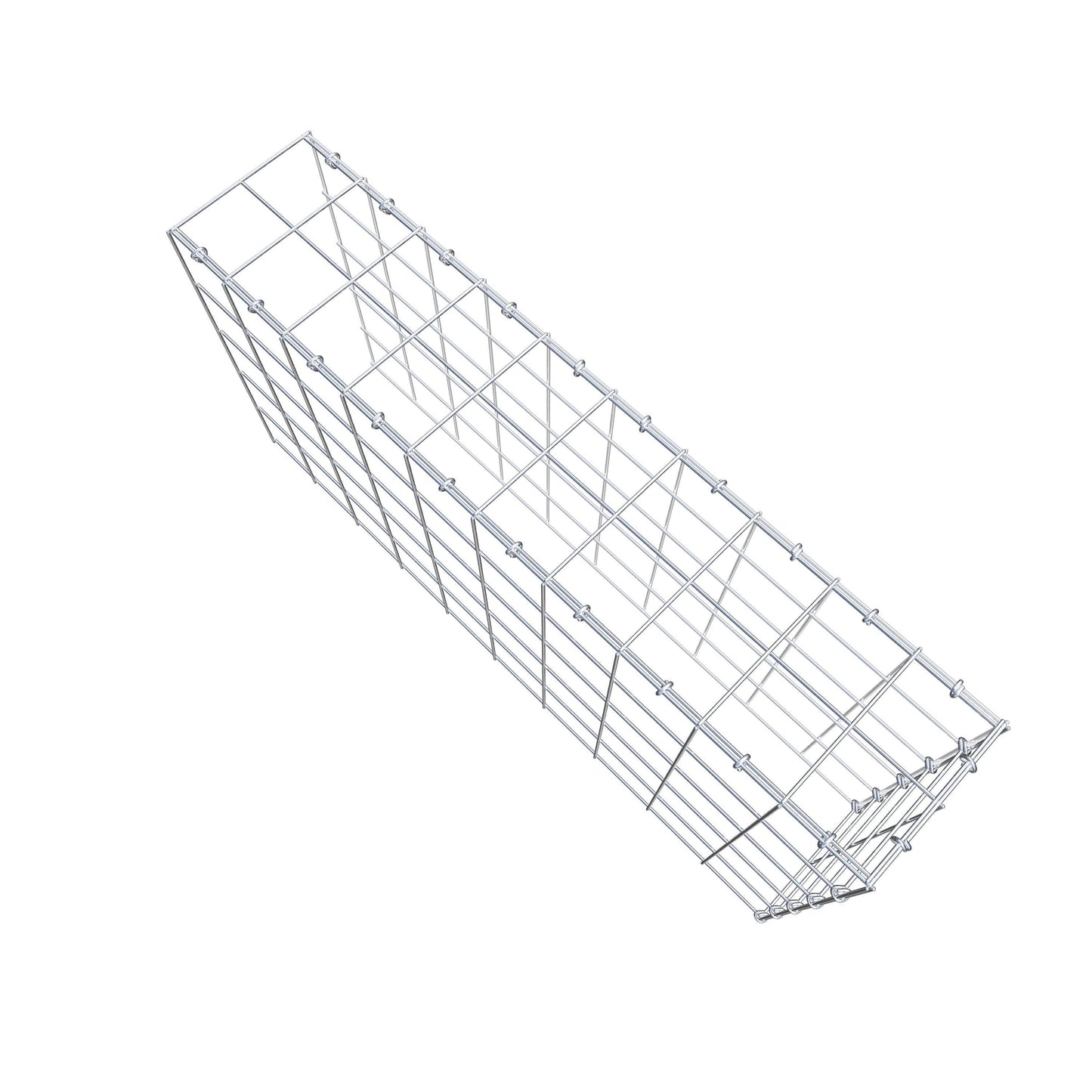 Gabião Tipo 4 100 cm x 50 cm x 20 cm (C x A x P), malhagem 10 cm x 10 cm, anel C