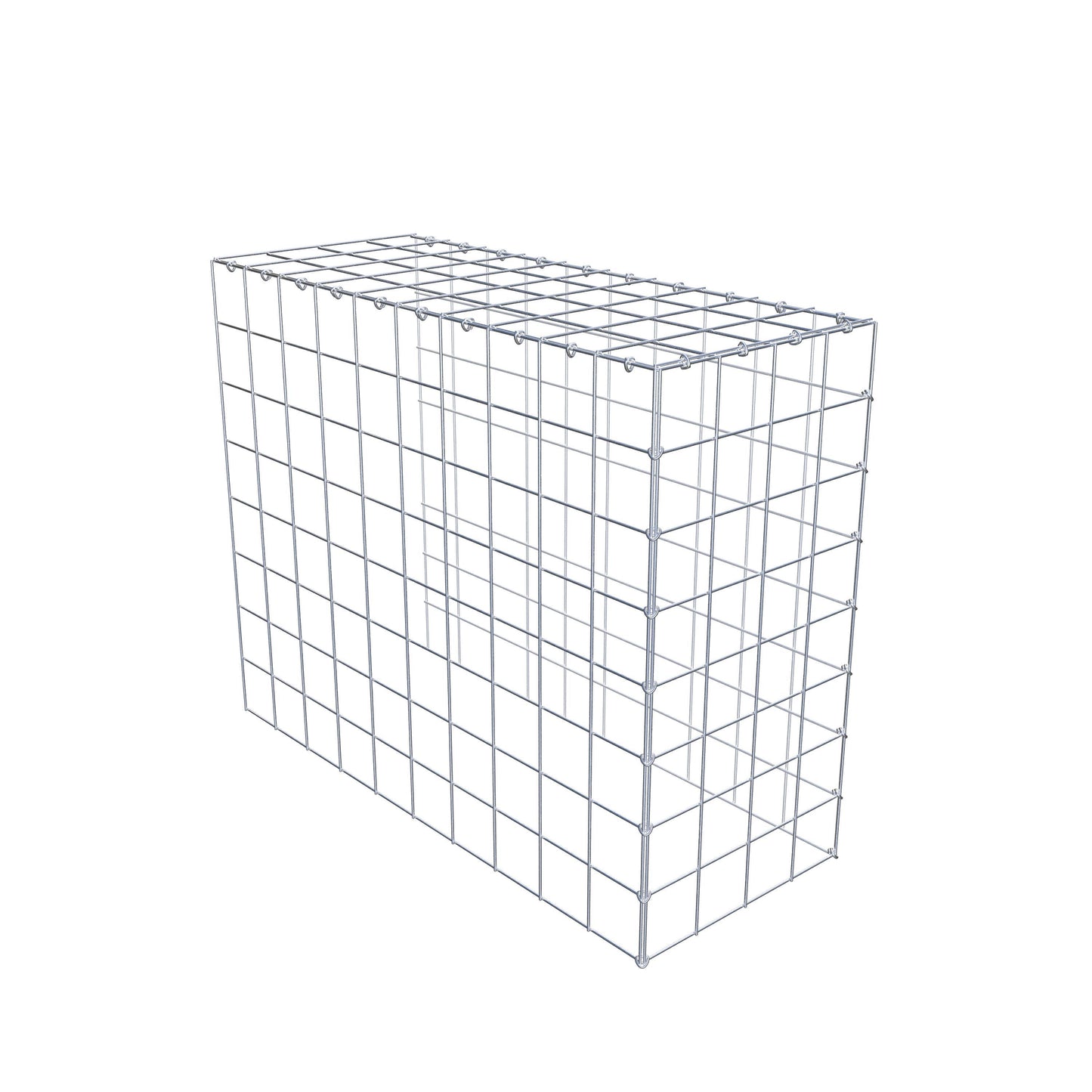 Gabião Tipo 4 100 cm x 80 cm x 40 cm (C x A x P), malhagem 10 cm x 10 cm, anel C