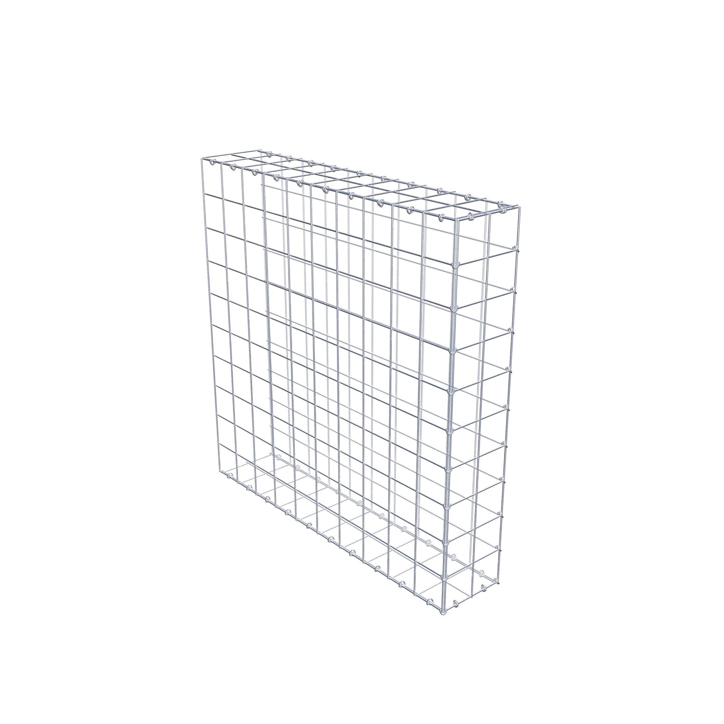 Add-on schanskorf type 2 100 cm x 100 cm x 20 cm (L x H x D), maaswijdte 10 cm x 10 cm, C-ring