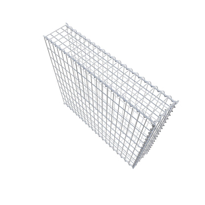 Gabião Tipo 2 100 cm x 90 cm x 20 cm (C x A x P), malhagem 5 cm x 10 cm, espiral