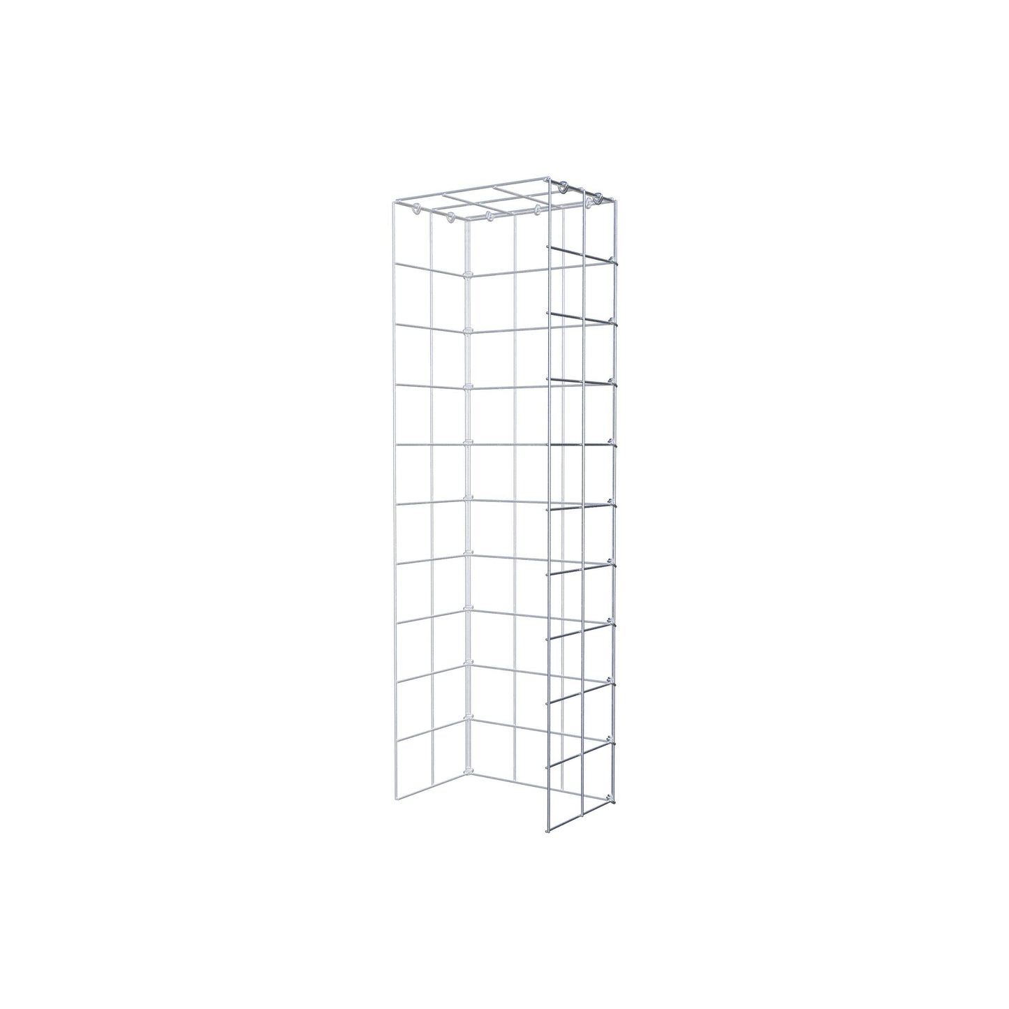 Fourche rapportée type 4 100 cm x 20 cm x 30 cm (L x H x P), maille 10 cm x 10 cm, anneau en C