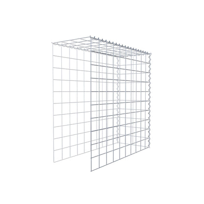 Gabião tipo 4 100 cm x 100 cm x 40 cm (C x A x P), malhagem 10 cm x 10 cm, espiral
