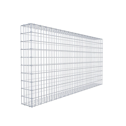Gabion 200 cm x 100 cm x 20 cm (L x H x P), mailles 5 cm x 10 cm, anneau en C
