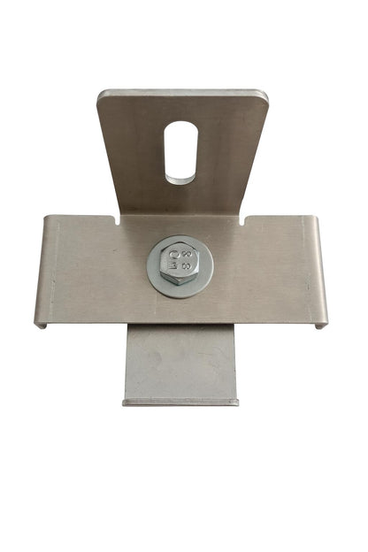 Clamp with fence holder Mesh size 10 x 10 cm, aluminum