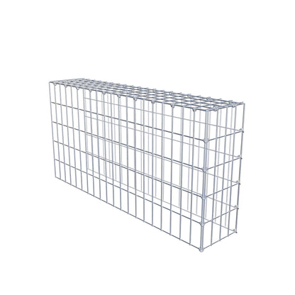 Gabião Tipo 4 100 cm x 50 cm x 20 cm (C x A x P), malhagem 5 cm x 10 cm, anel C