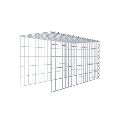 Gabião tipo 4 100 cm x 50 cm x 40 cm (C x A x P), malhagem 5 cm x 10 cm, espiral