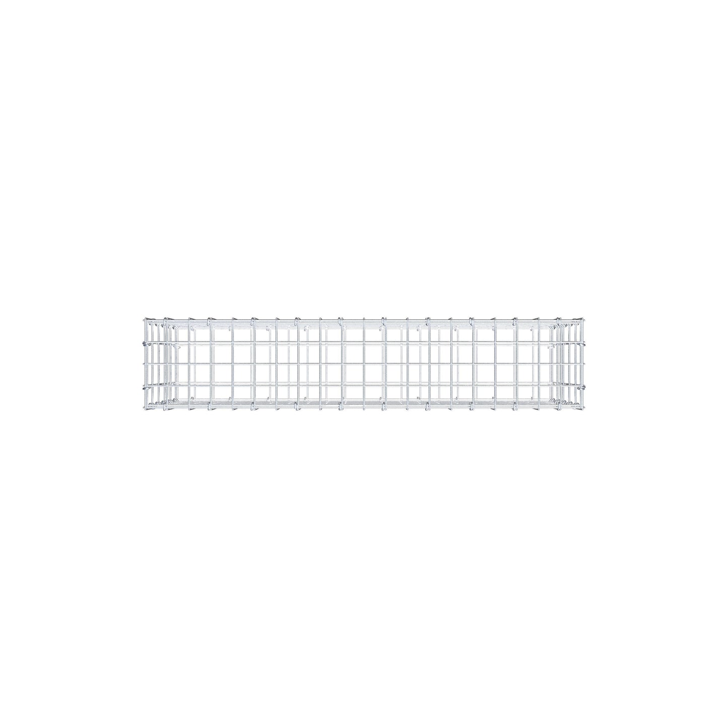 Gabione 100 cm x 50 cm x 20 cm (L x H x T), Maschenweite 5 cm x 10 cm, C-Ring