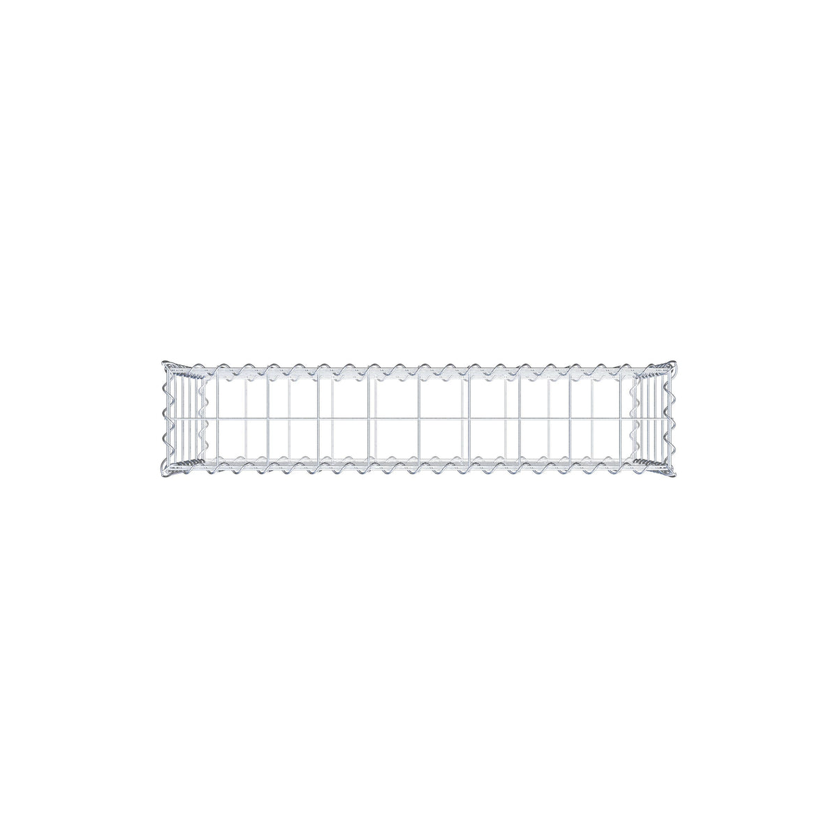 Gabion 100 cm x 50 cm x 20 cm (L x H x P), mailles 10 cm x 10 cm, spirale