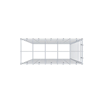 Gabião Tipo 4 100 cm x 50 cm x 20 cm (C x A x P), malhagem 10 cm x 10 cm, anel C
