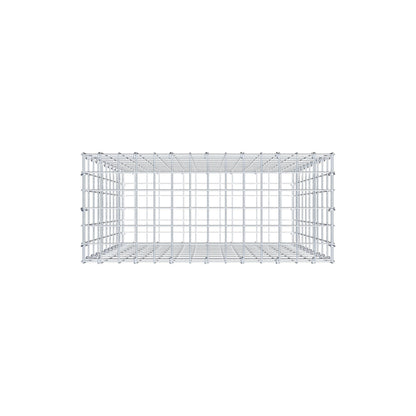 Gabião 100 cm x 70 cm x 30 cm (C x A x P), malhagem 5 cm x 10 cm, anel C