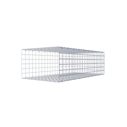 Anbaugabione Typ 2 100 cm x 30 cm x 50 cm (L x H x T), Maschenweite 5 cm x 5 cm, C-Ring