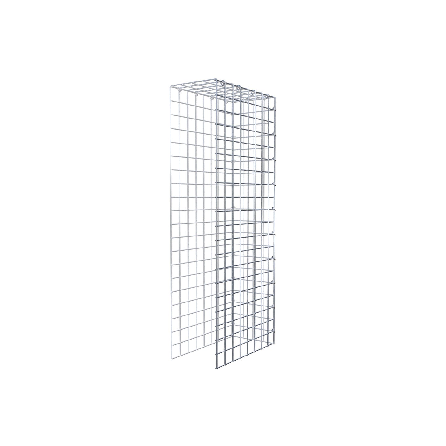Fourche rapportée type 4 100 cm x 40 cm x 20 cm (L x H x P), mailles 5 cm x 5 cm, anneau C
