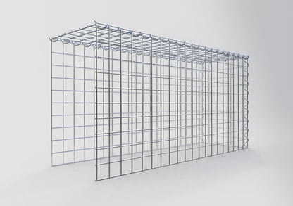 Gabião Tipo 4 100 cm x 50 cm x 30 cm (C x A x P), malhagem 5 cm x 5 cm, espiral