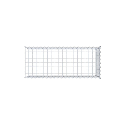 Opvokset gabion type 4 100 cm x 40 cm x 40 cm (L x H x D), maskestørrelse 5 cm x 5 cm, spiral