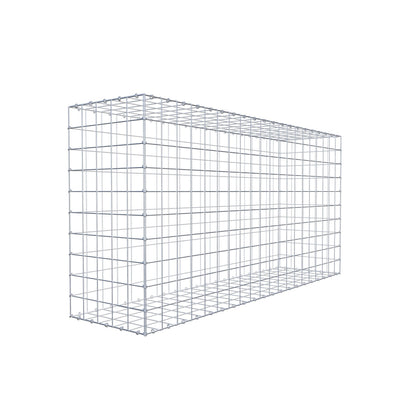 Gavión 200 cm x 100 cm x 50 cm (L x A x P), malla 10 cm x 10 cm, anillo en C