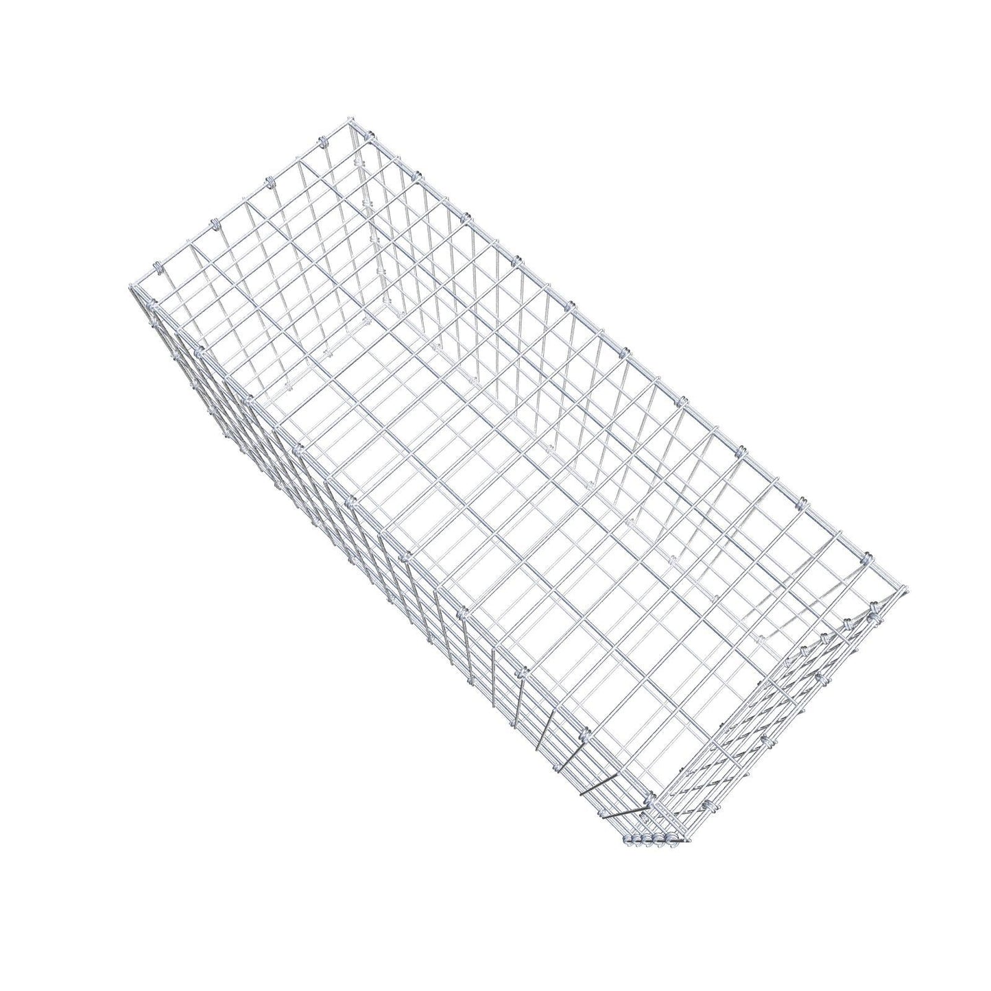 Schanskorf 100 cm x 50 cm x 40 cm (L x H x D), maaswijdte 5 x 10 cm, spiraalring