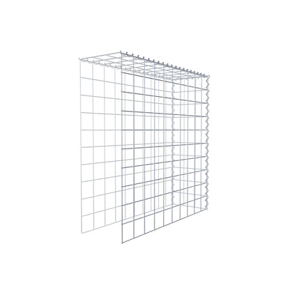 Gabião Tipo 4 100 cm x 100 cm x 30 cm (C x A x P), malhagem 10 cm x 10 cm, espiral