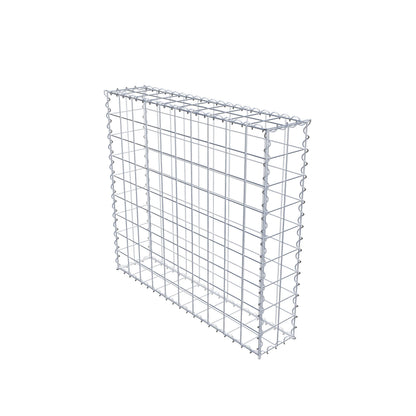 Gabion 100 cm x 90 cm x 20 cm (L x H x P), mailles 10 cm x 10 cm, spirale