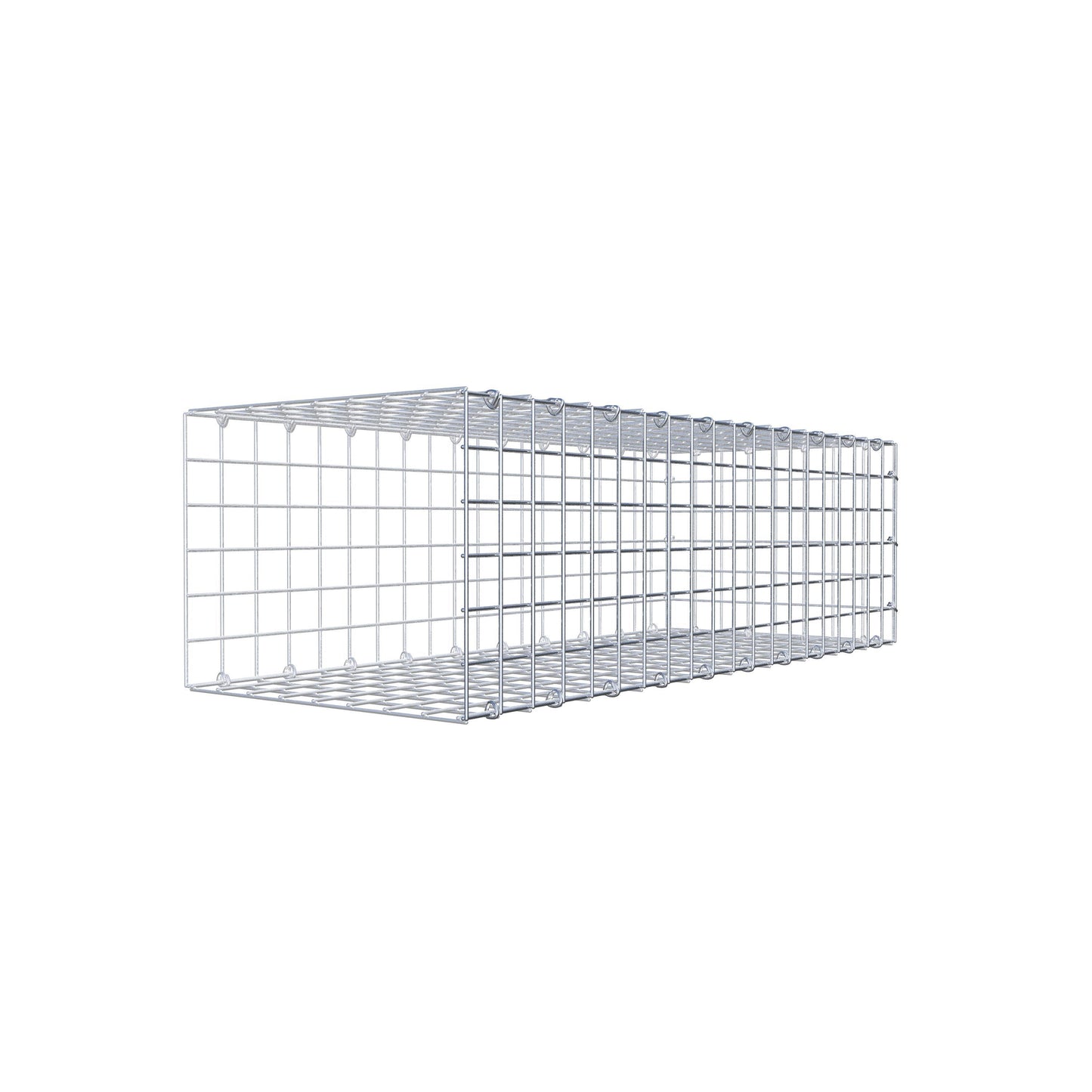 Gabião Tipo 2 100 cm x 30 cm x 40 cm (C x A x P), malhagem 5 cm x 5 cm, anel C