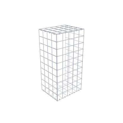 Anbaugabione Typ 2 100 cm x 40 cm x 50 cm (L x H x T), Maschenweite 10 cm x 10 cm, C-Ring