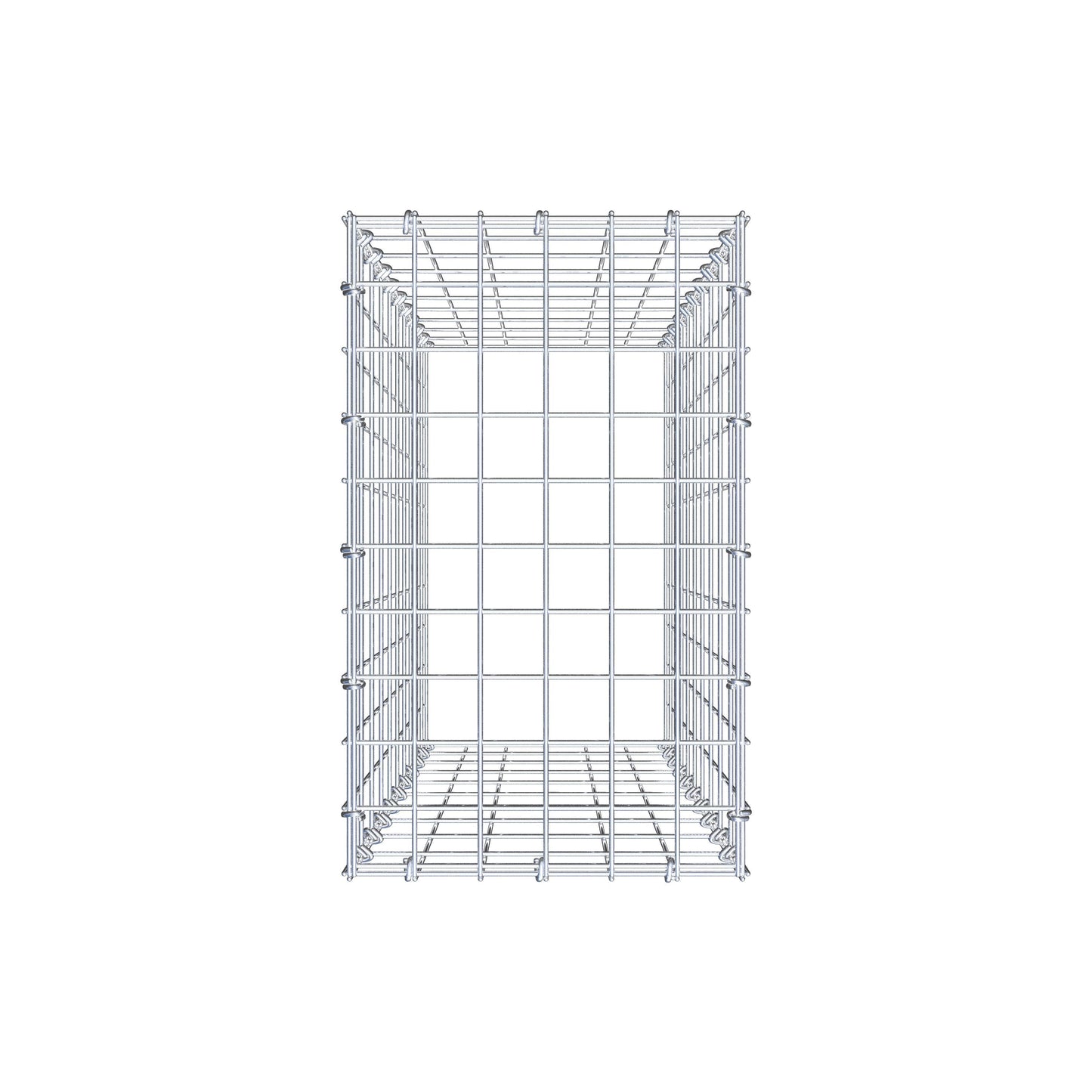 Fourche rapportée type 3 100 cm x 30 cm x 50 cm (L x H x P), mailles 5 cm x 10 cm, anneau C