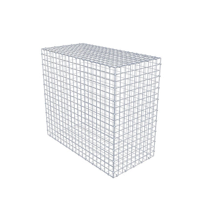 Gabião 100 cm x 90 cm x 50 cm (C x A x P), malhagem 5 x 5 cm, anel espiral