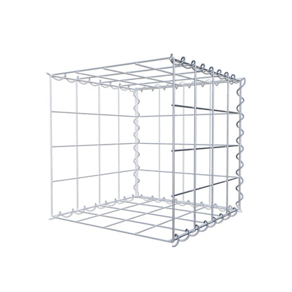 Gavión complementario tipo 2 40 cm x 40 cm x 40 cm (L x A x P), malla 10 cm x 10 cm, espiral