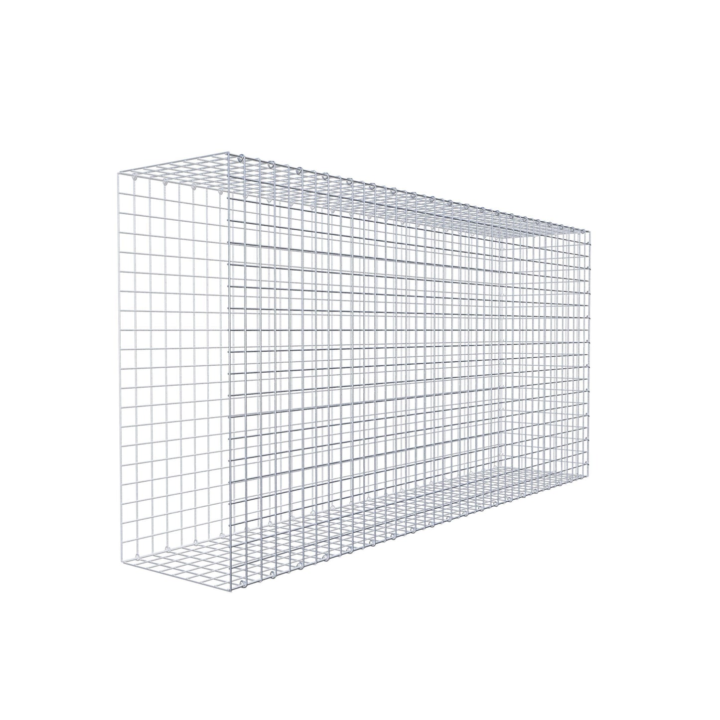 Gavión acoplable tipo 2 200 cm x 100 cm x 40 cm (L x A x P), malla 5 cm x 5 cm, anillo en C