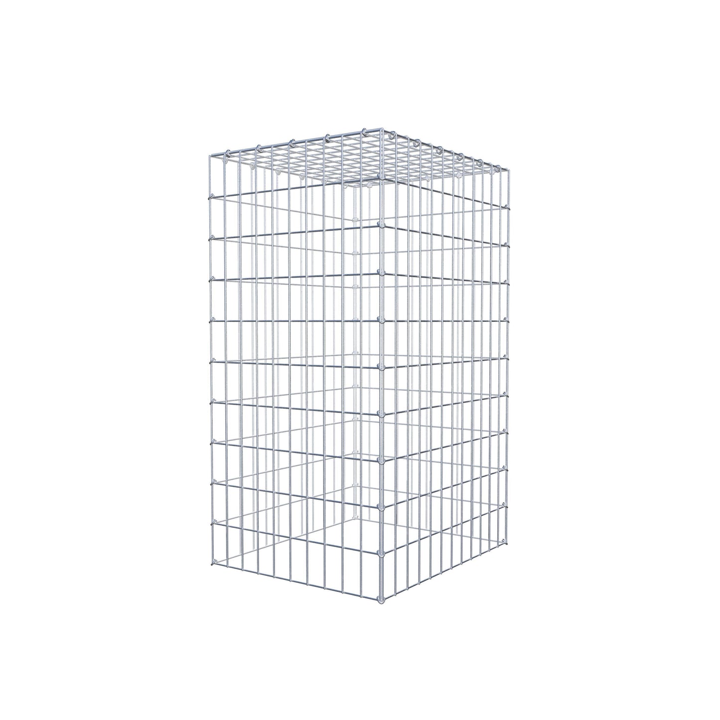 Type 3 oplegkorf 100 cm x 60 cm x 50 cm (L x H x D), maaswijdte 5 cm x 10 cm, C-ring