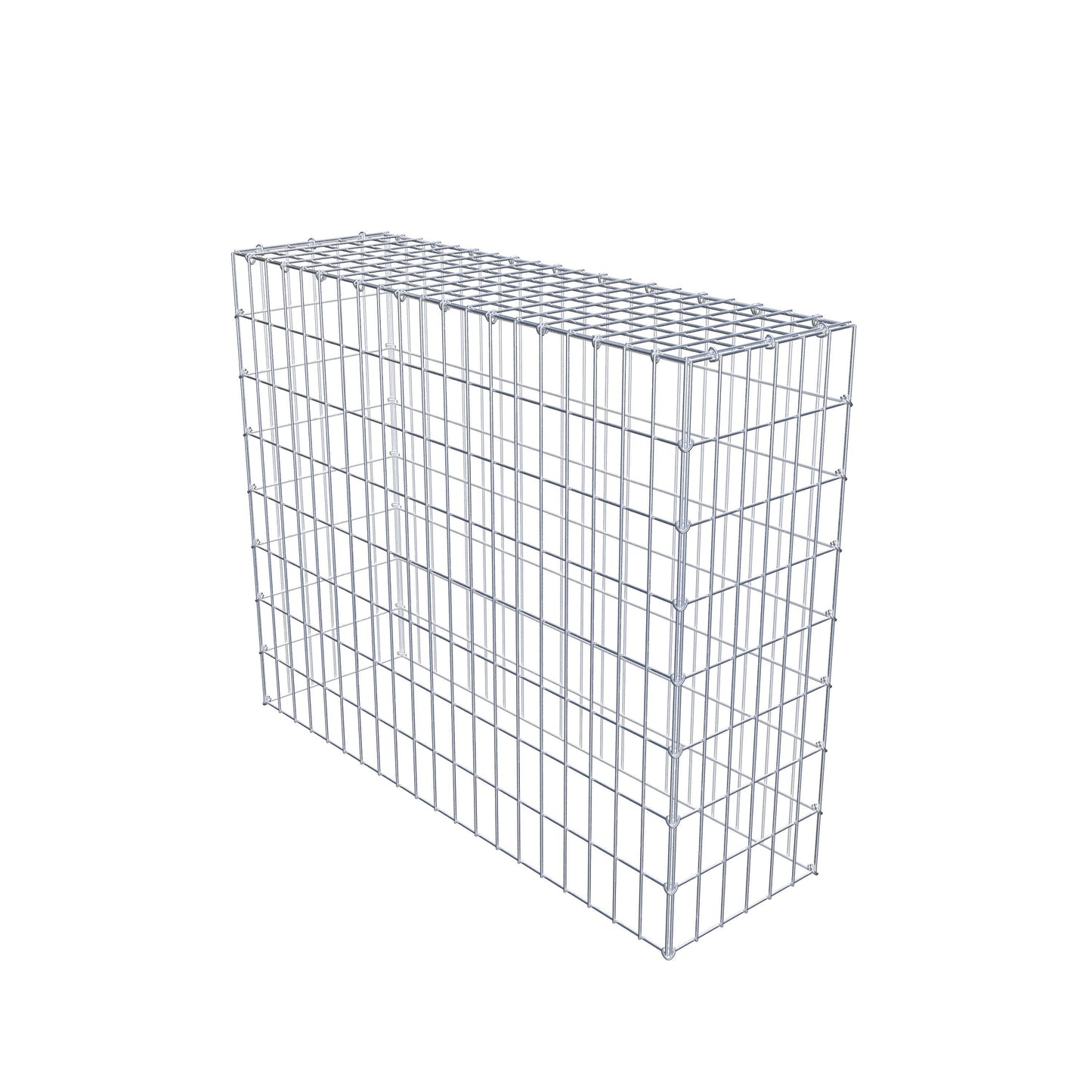 Gavión complementario de tipo 3 100 cm x 80 cm x 30 cm (L x A x P), malla 5 cm x 10 cm, anillo en C