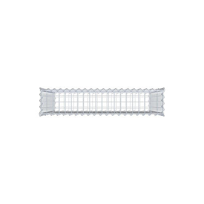Gabion 100 cm x 90 cm x 20 cm (L x H x D), maskstorlek 5 cm x 5 cm, spiral