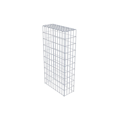 Anbaugabione Typ 3 100 cm x 50 cm x 20 cm (L x H x T), Maschenweite 5 cm x 10 cm, C-Ring
