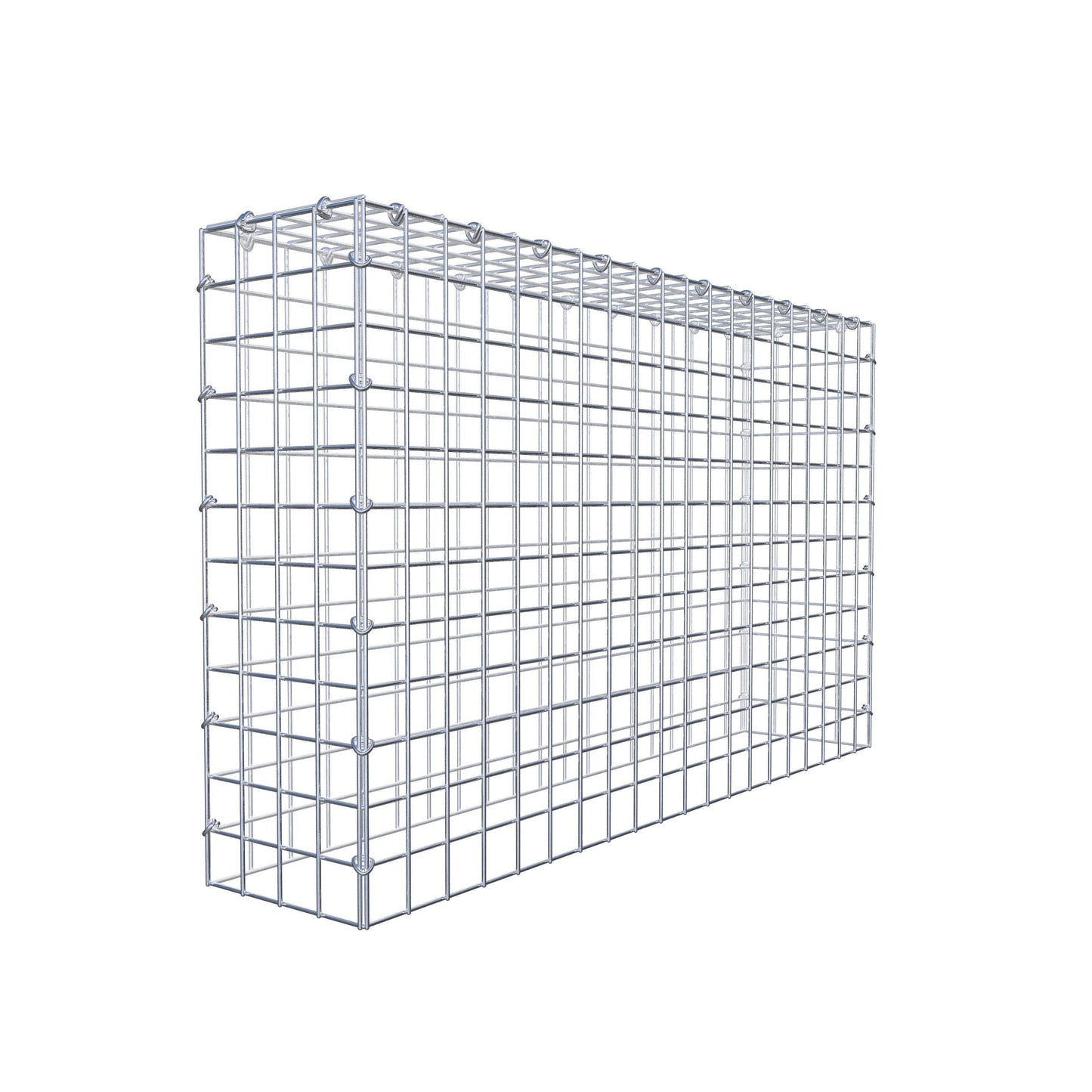 Gavión adicional tipo 3 100 cm x 60 cm x 20 cm (L x A x P), malla 5 cm x 5 cm, anillo en C