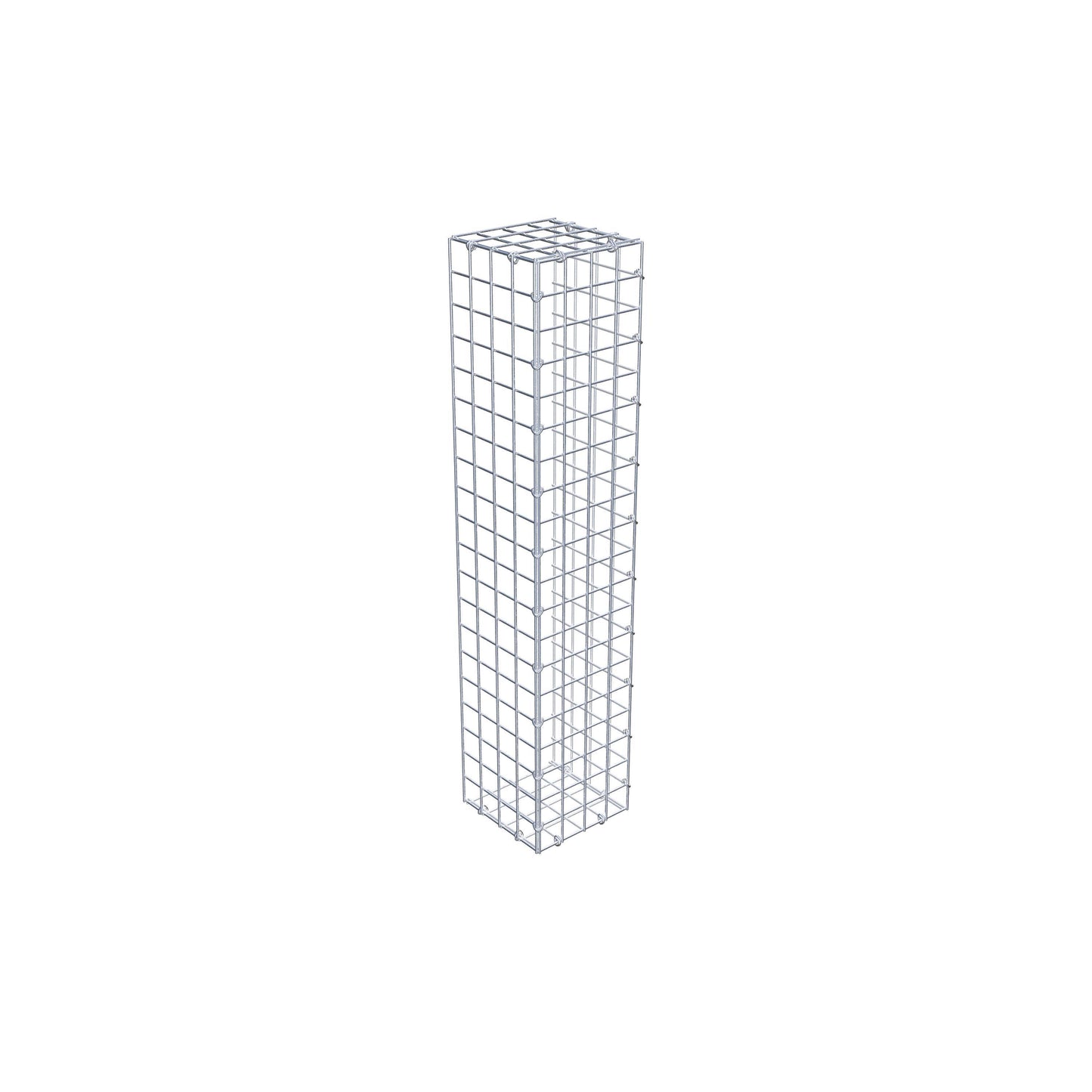 Gabião Tipo 2 100 cm x 20 cm x 20 cm (C x A x P), malhagem 5 cm x 5 cm, anel C