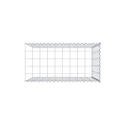 Anbaugabione Typ 4 100 cm x 90 cm x 50 cm (L x H x T), Maschenweite 10 cm x 10 cm, Spirale
