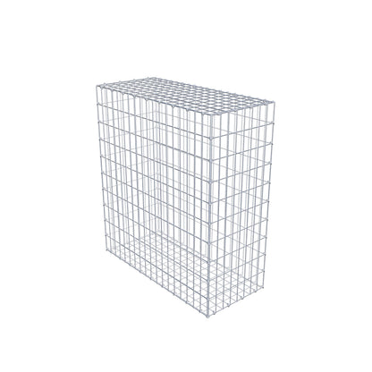 Gabião 100 cm x 90 cm x 40 cm (C x A x P), malhagem 5 cm x 10 cm, anel C
