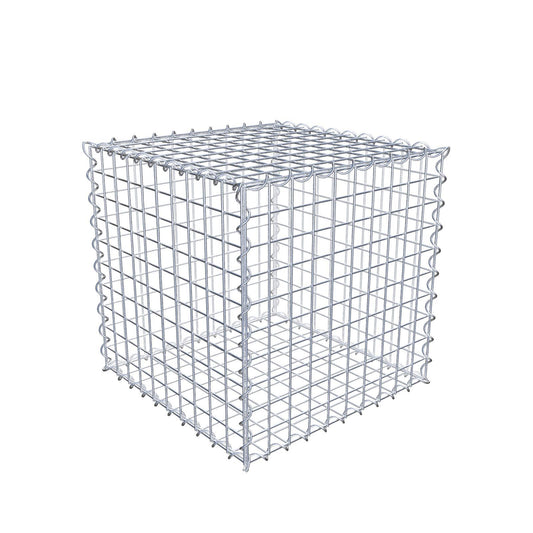 Gabion 50 cm x 50 cm x 50 cm (L x H x D), mesh size 5 cm x 5 cm, spiral