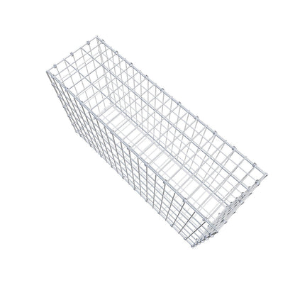 Gabião 100 cm x 60 cm x 30 cm (C x A x P), malhagem 5 x 10 cm, anel espiral