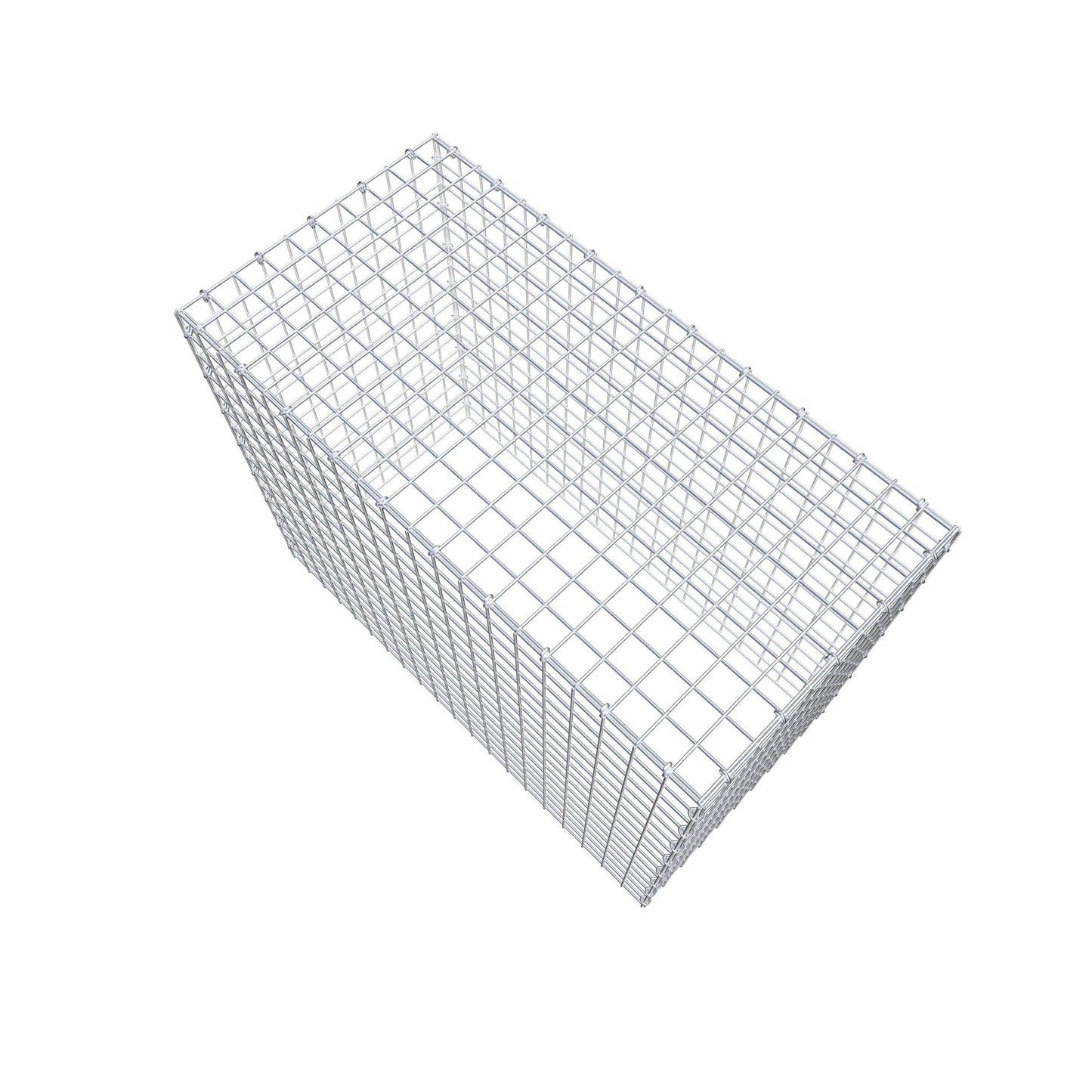 Gavión complementario de tipo 3 100 cm x 80 cm x 50 cm (L x A x P), malla 5 cm x 5 cm, anillo en C
