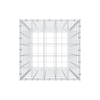 Gabião 80 cm x 50 cm x 50 cm (C x A x P), malhagem 10 cm x 10 cm, anel C
