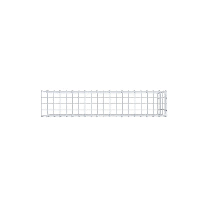 Gabião Tipo 4 100 cm x 50 cm x 20 cm (C x A x P), malhagem 5 cm x 10 cm, anel C