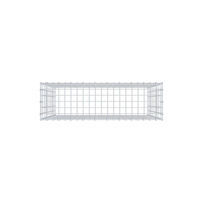 Gabião Tipo 3 100 cm x 100 cm x 30 cm (C x A x P), malhagem 5 cm x 10 cm, anel C