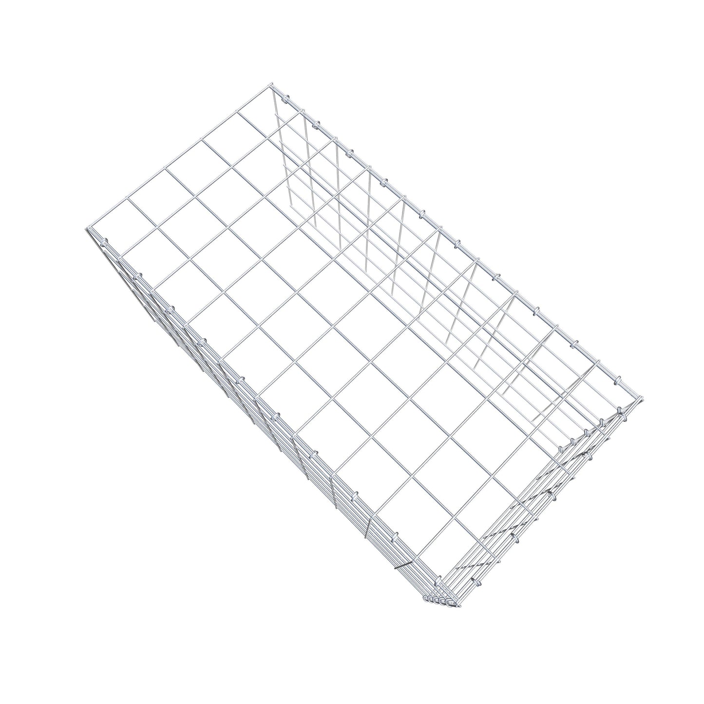 Gabião tipo 4 100 cm x 50 cm x 50 cm (C x A x P), malhagem 10 cm x 10 cm, anel C